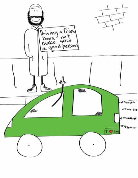 Original Hobo Beau artifact titled Prius Heart Ear, generated from the filename 06-09-08priusheartear.jpg.