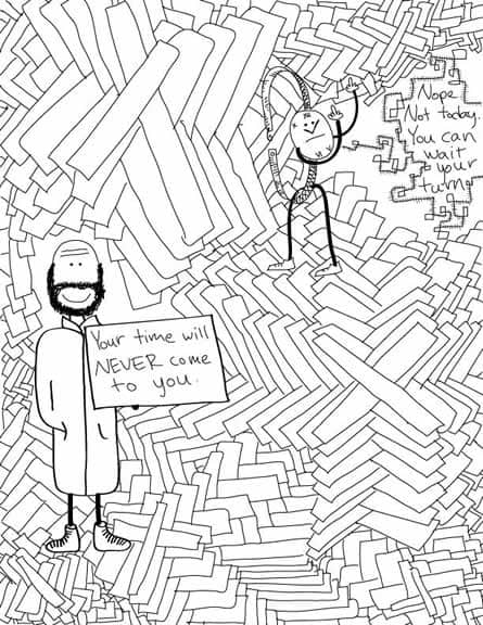 Original Hobo Beau artifact titled Not Your Time, generated from the filename 06-11-08notyourtime.jpg.