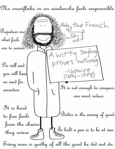 Original Hobo Beau artifact titled Voltaire, generated from the filename 07-27-08voltaire.jpg.