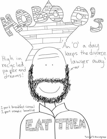Original Hobo Beau artifact titled Hobo O S, generated from the filename 12-07-08hobo-o_s.jpg.
