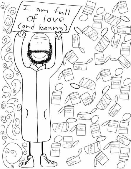 Original Hobo Beau artifact titled Full Of Love Beans, generated from the filename 07-28-08fulloflovebeans.jpg.